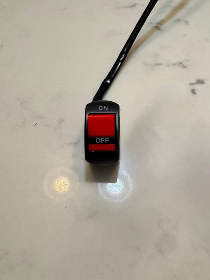 Wheelie Light battery powered LED with on off switch for e-bikes